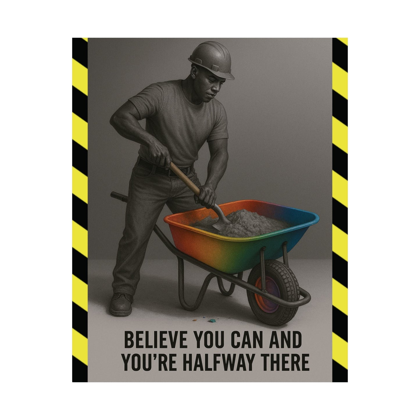 Copy of Motivational Trade Poster - "Believe you can" - BuildBossUK