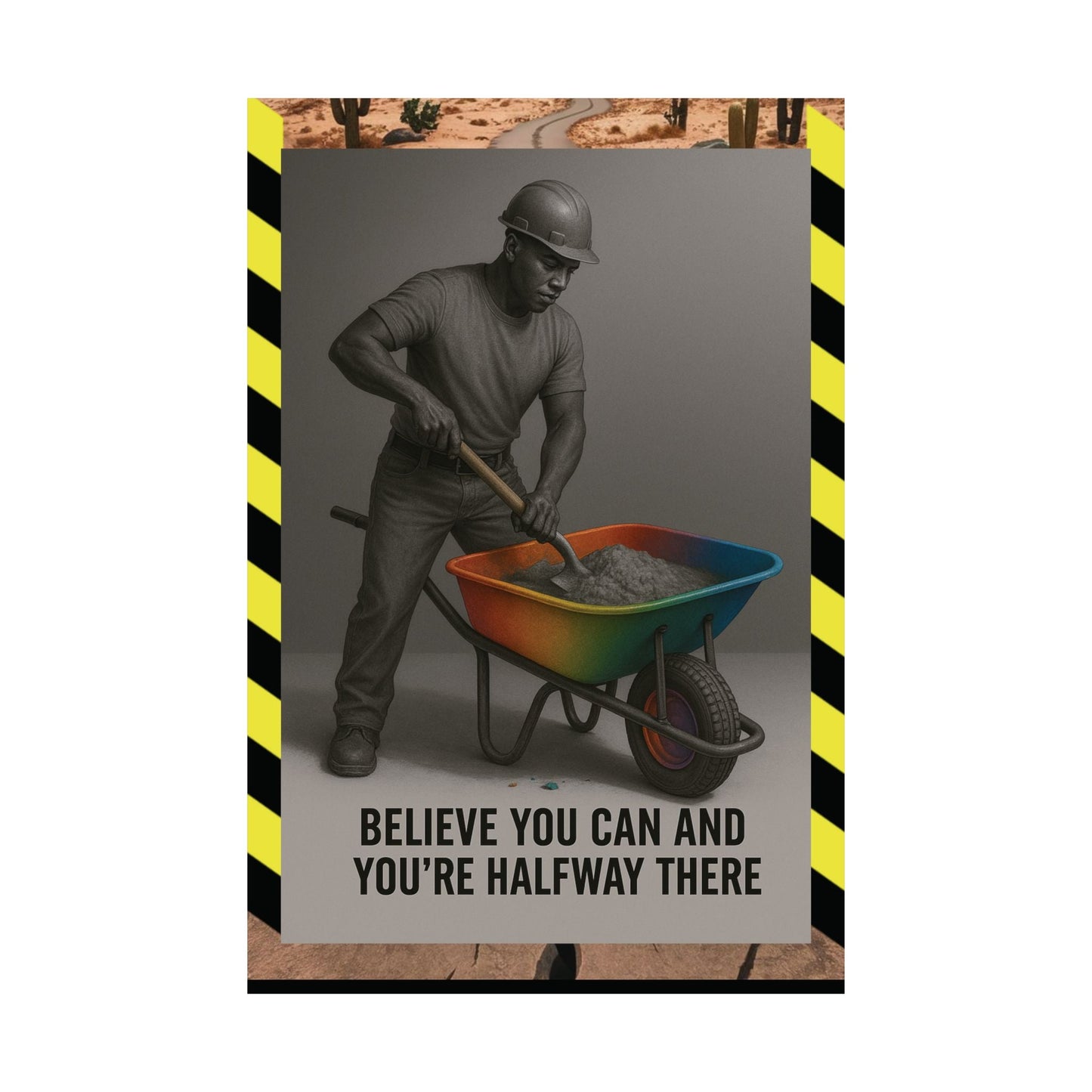 Copy of Motivational Trade Poster - "Believe you can" - BuildBossUK