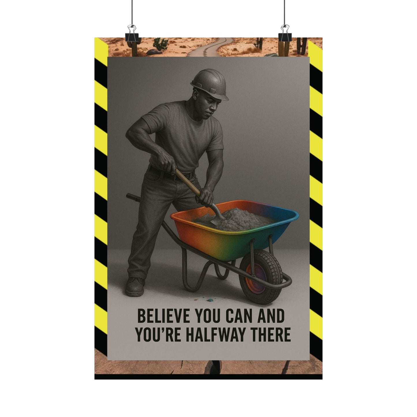Copy of Motivational Trade Poster - "Believe you can" - BuildBossUK