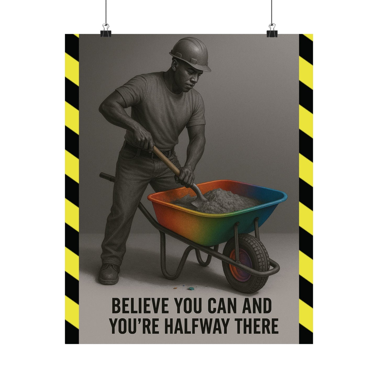 Copy of Motivational Trade Poster - "Believe you can" - BuildBossUK
