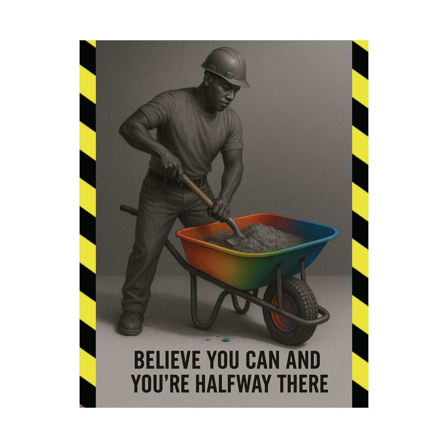 Copy of Motivational Trade Poster - "Believe you can" - BuildBossUK