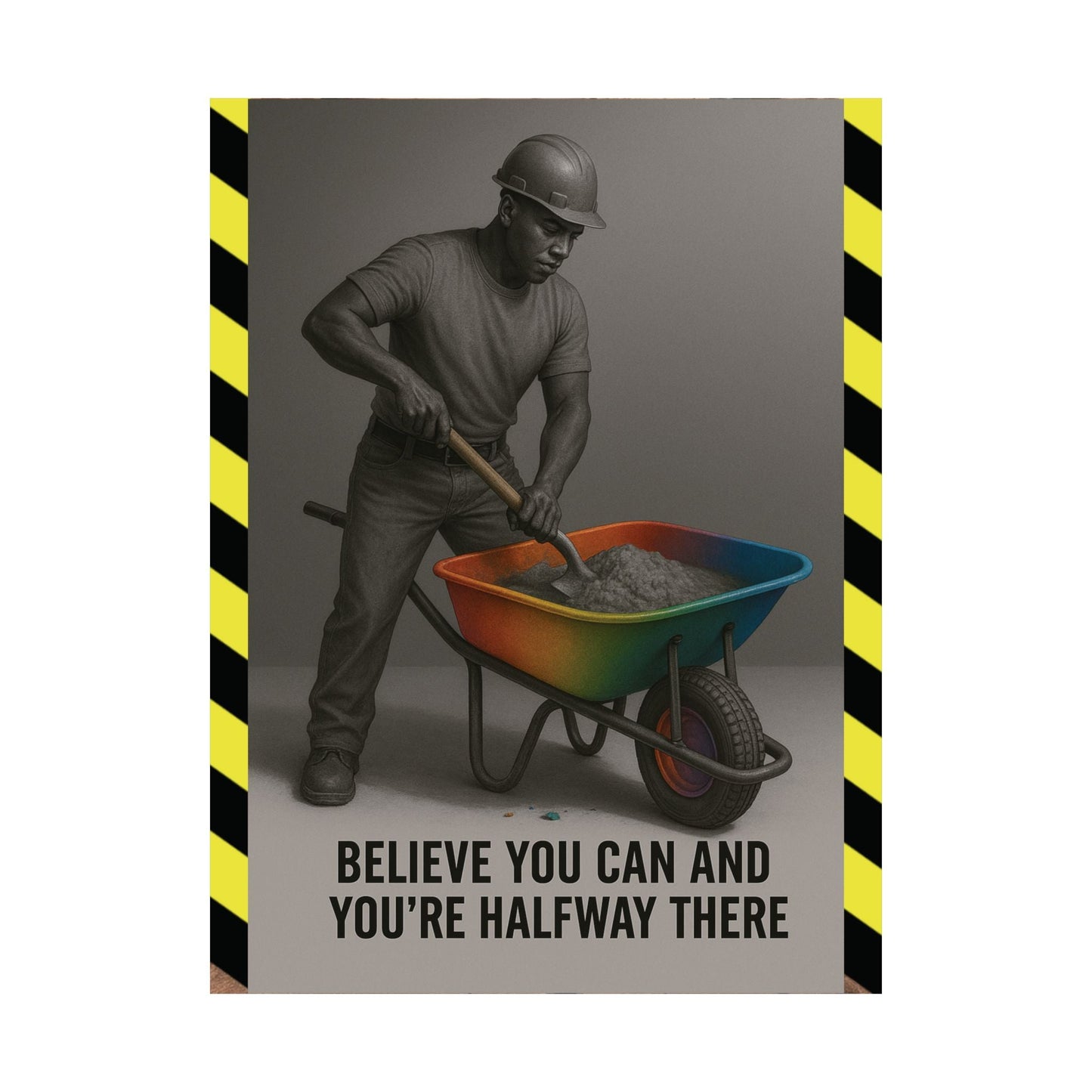 Copy of Motivational Trade Poster - "Believe you can" - BuildBossUK