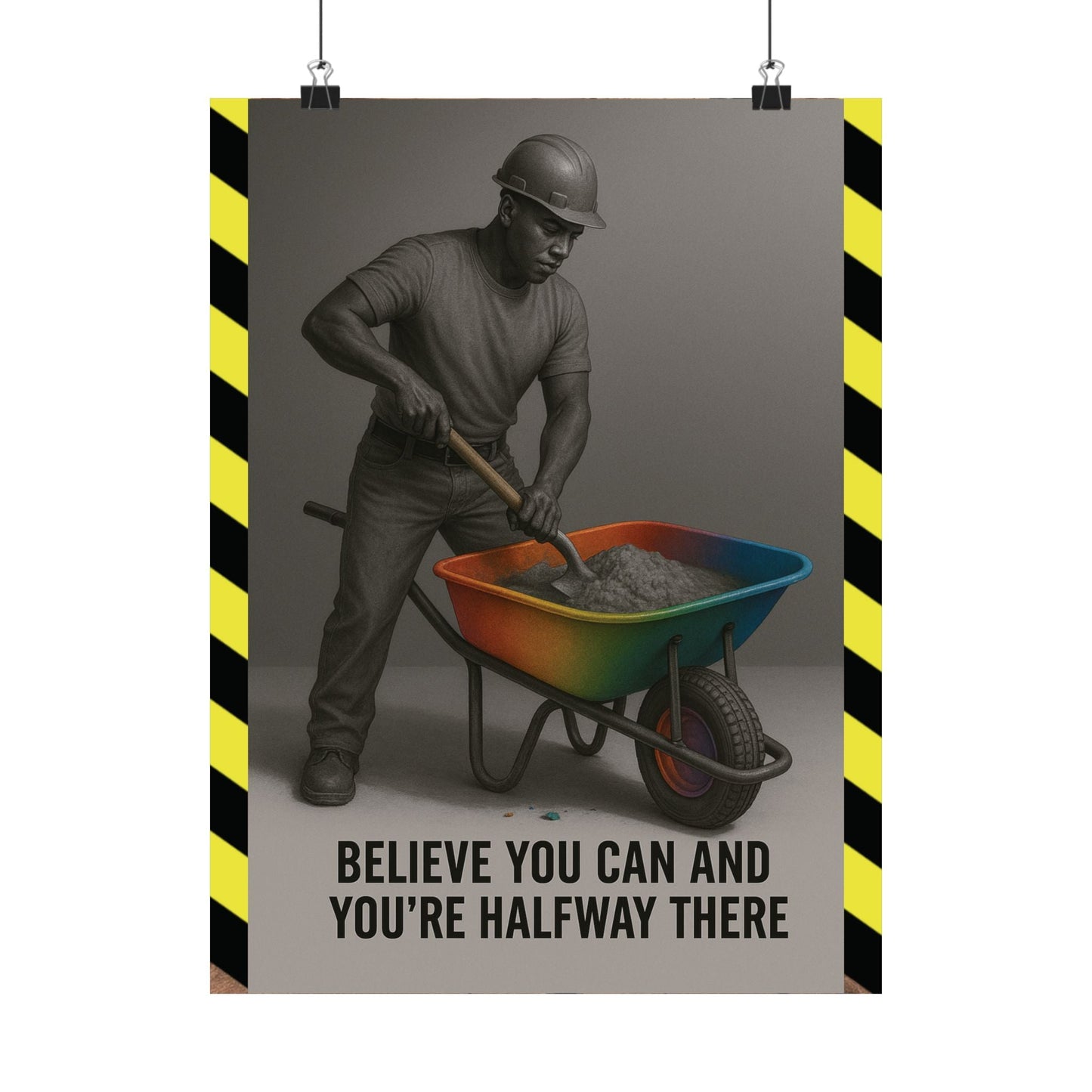 Copy of Motivational Trade Poster - "Believe you can" - BuildBossUK