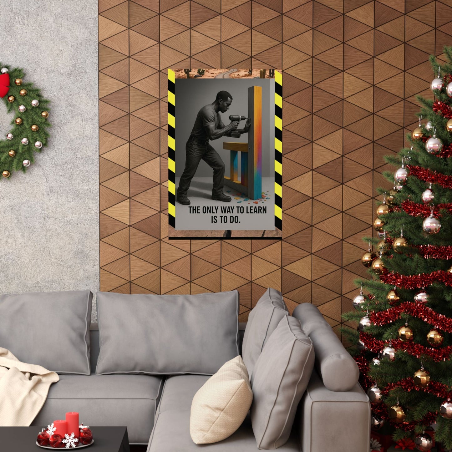 Motivational Matte Vertical Poster - "only way to learn" - BuildBossUK