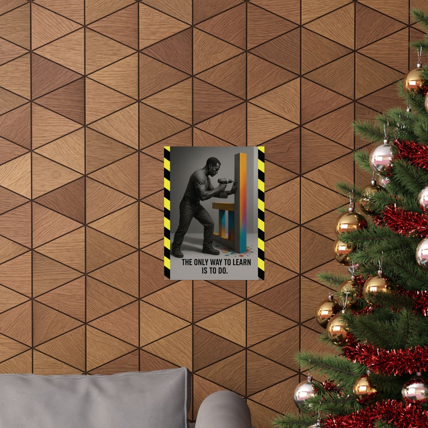 Motivational Matte Vertical Poster - "only way to learn" - BuildBossUK