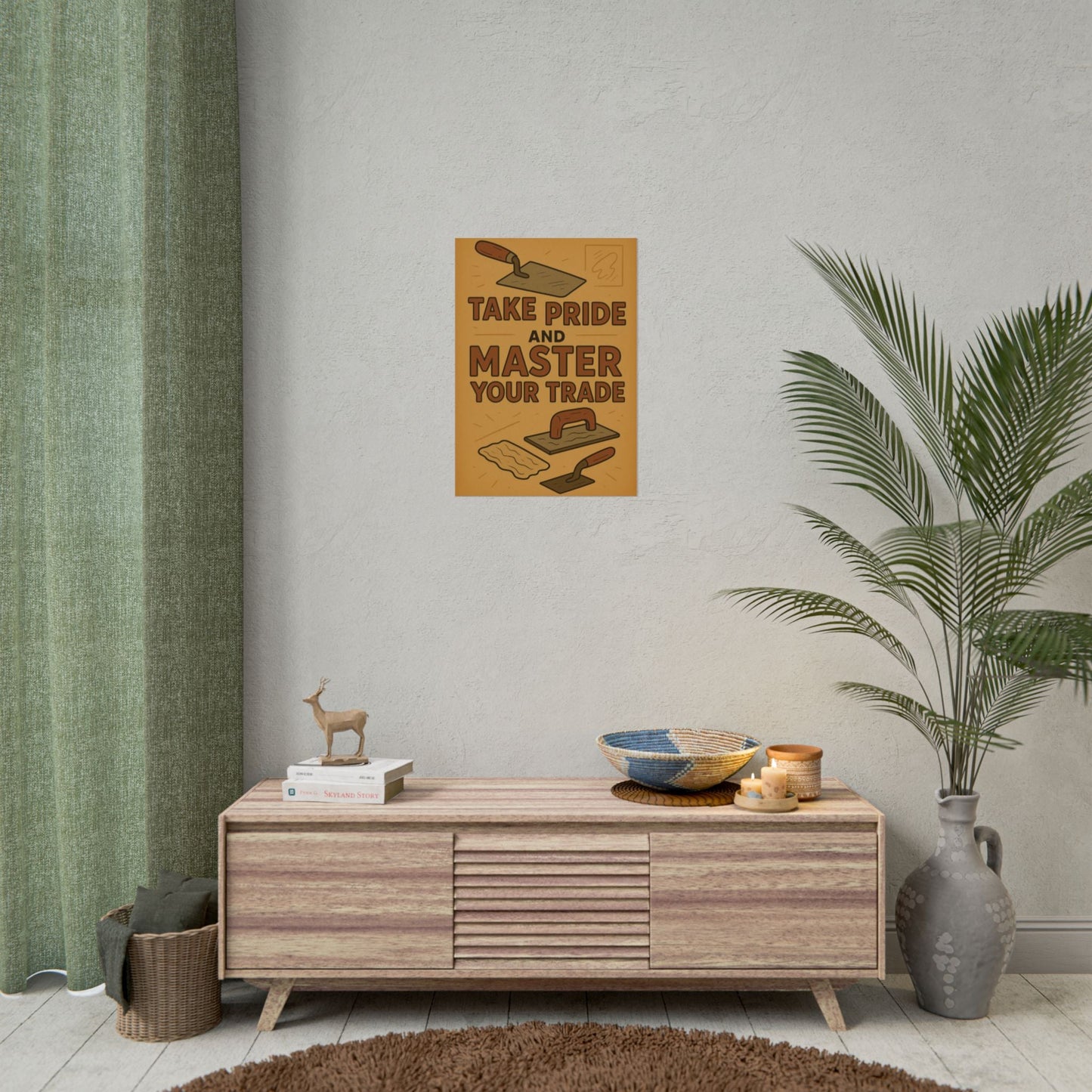 Motivational Trade Poster "Take pride and master" - BuildBossUK