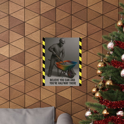 Copy of Motivational Trade Poster - "Believe you can" - BuildBossUK