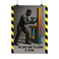 Motivational Matte Vertical Poster - "only way to learn" - BuildBossUK