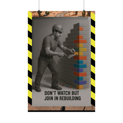 Motivational Trade Poster - "Join In" - BuildBossUK