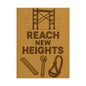 Motivational Trade Poster - 'Reach New Heights' for Builders & Dreamers - BuildBossUK