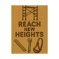 Motivational Trade Poster - 'Reach New Heights' for Builders & Dreamers - BuildBossUK